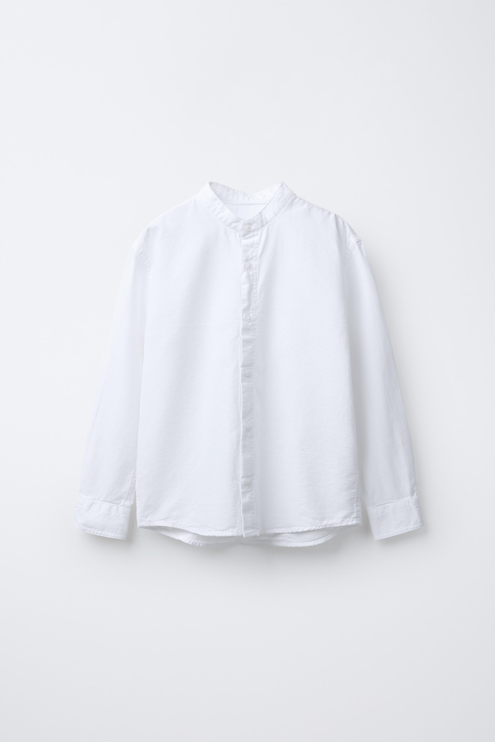 CHEMISE STRUCTURÉE COL MAO