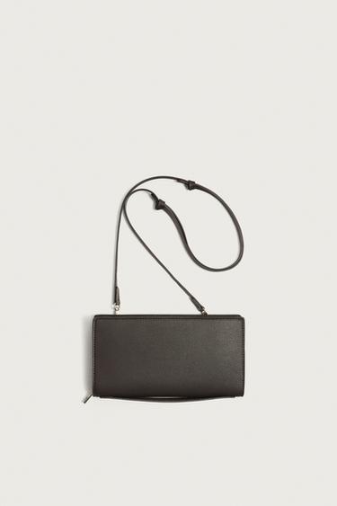 XL TEXTURED WALLET - Brown by Zara