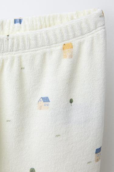 1 1/2-6 ANS/ PYJAMA VELOUR MAISONS - Écru de Zara - Image 6