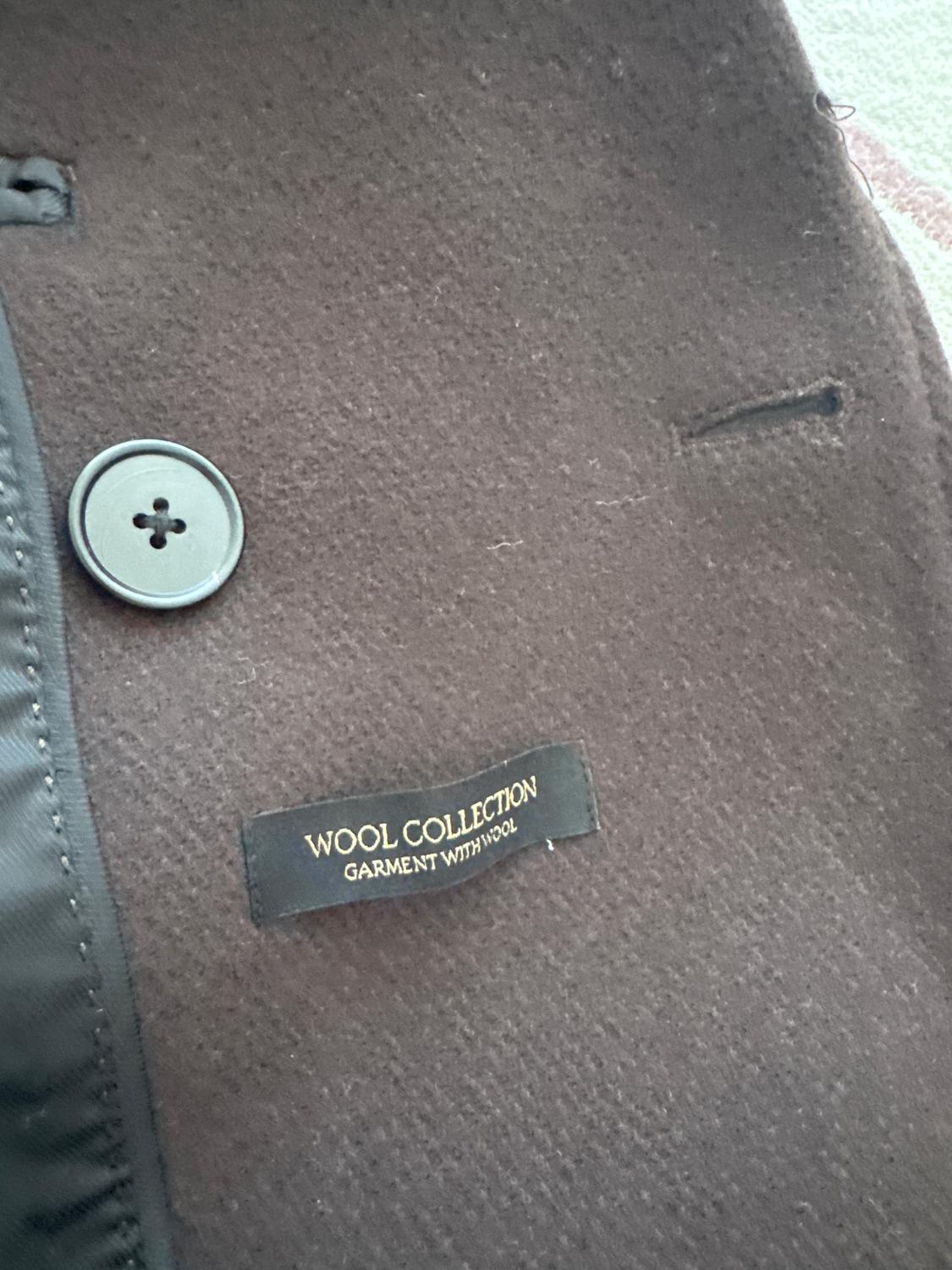 ZW COLLECTION OVERSIZE DOUBLE-BREASTED COAT WITH WOOL - Image 3