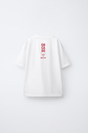 T-SHIRT IMPRIMÉ NBA - CHICAGO BULLS - Blanc de Zara - Image 1