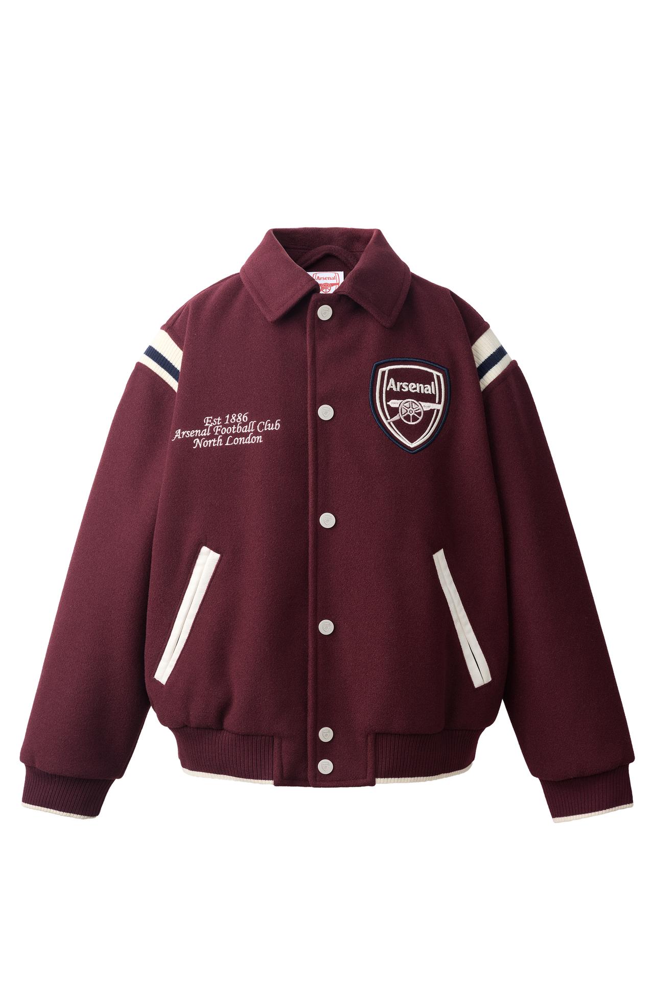 ARSENAL F.C. © WOOL EFFECT BOMBER JACKET