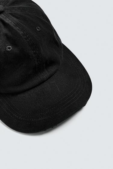 CASQUETTE DÉLAVÉE - Noir de Zara - Image 6