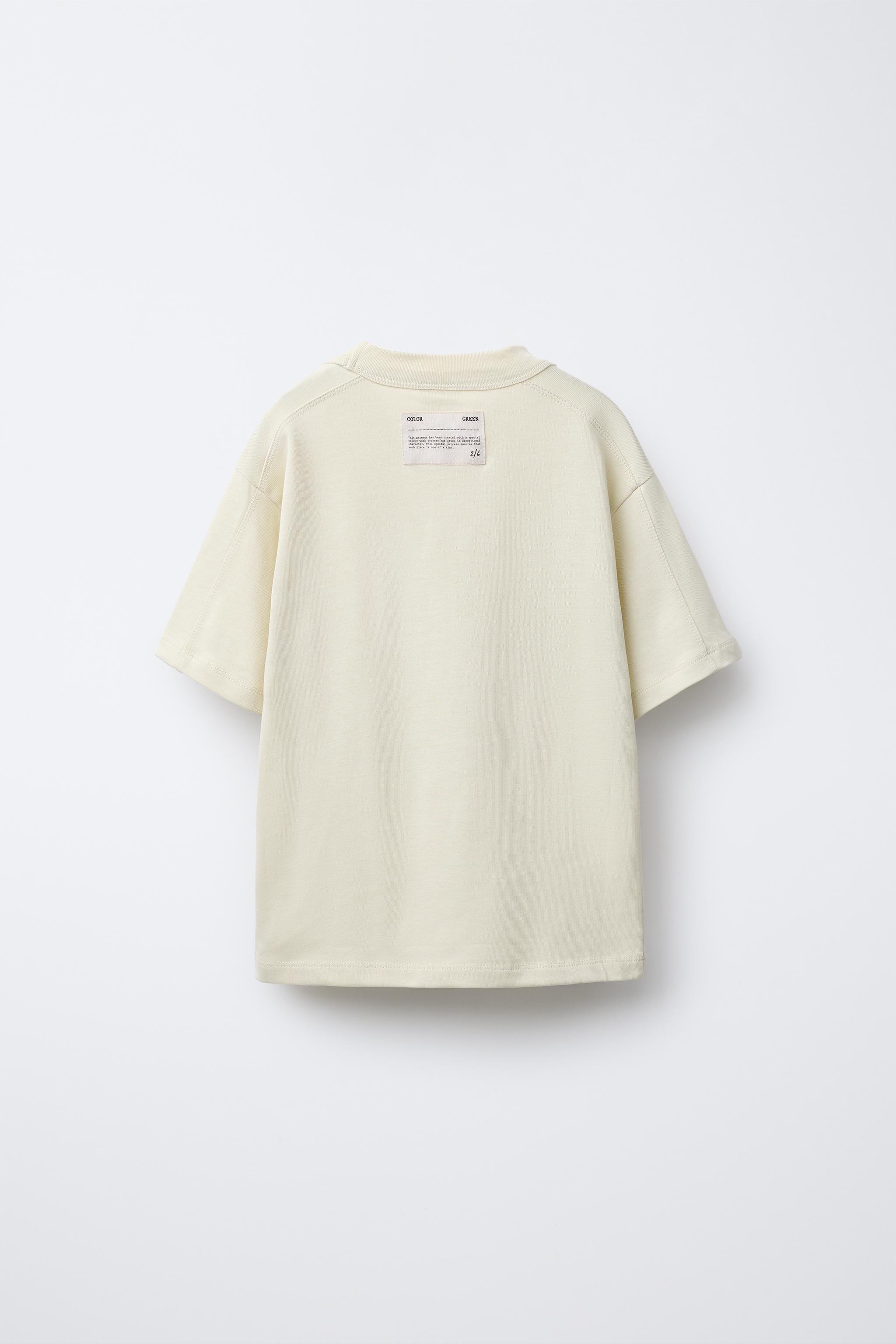 PLAIN T-SHIRT WITH LABEL
