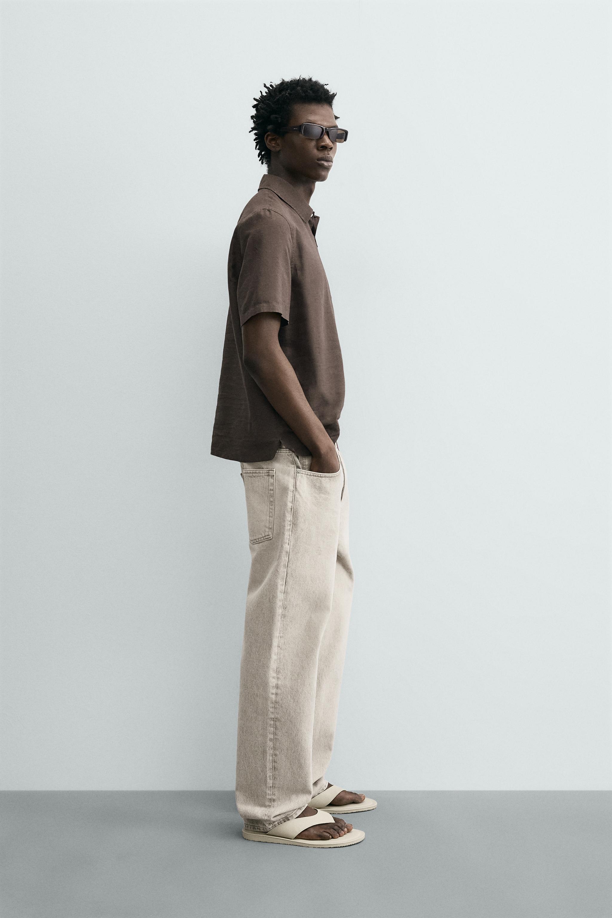 REGULAR FIT HEMP COTTON BLEND POLO