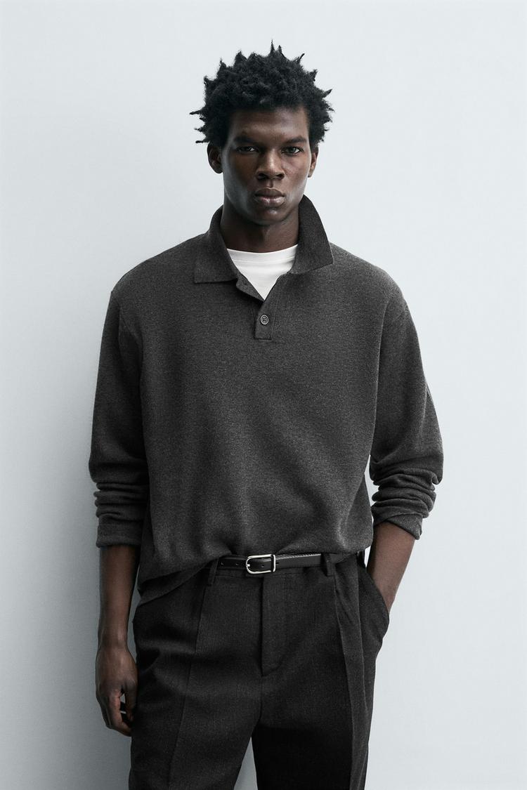 ZARA SOFT KNIT POLO SHIRT
