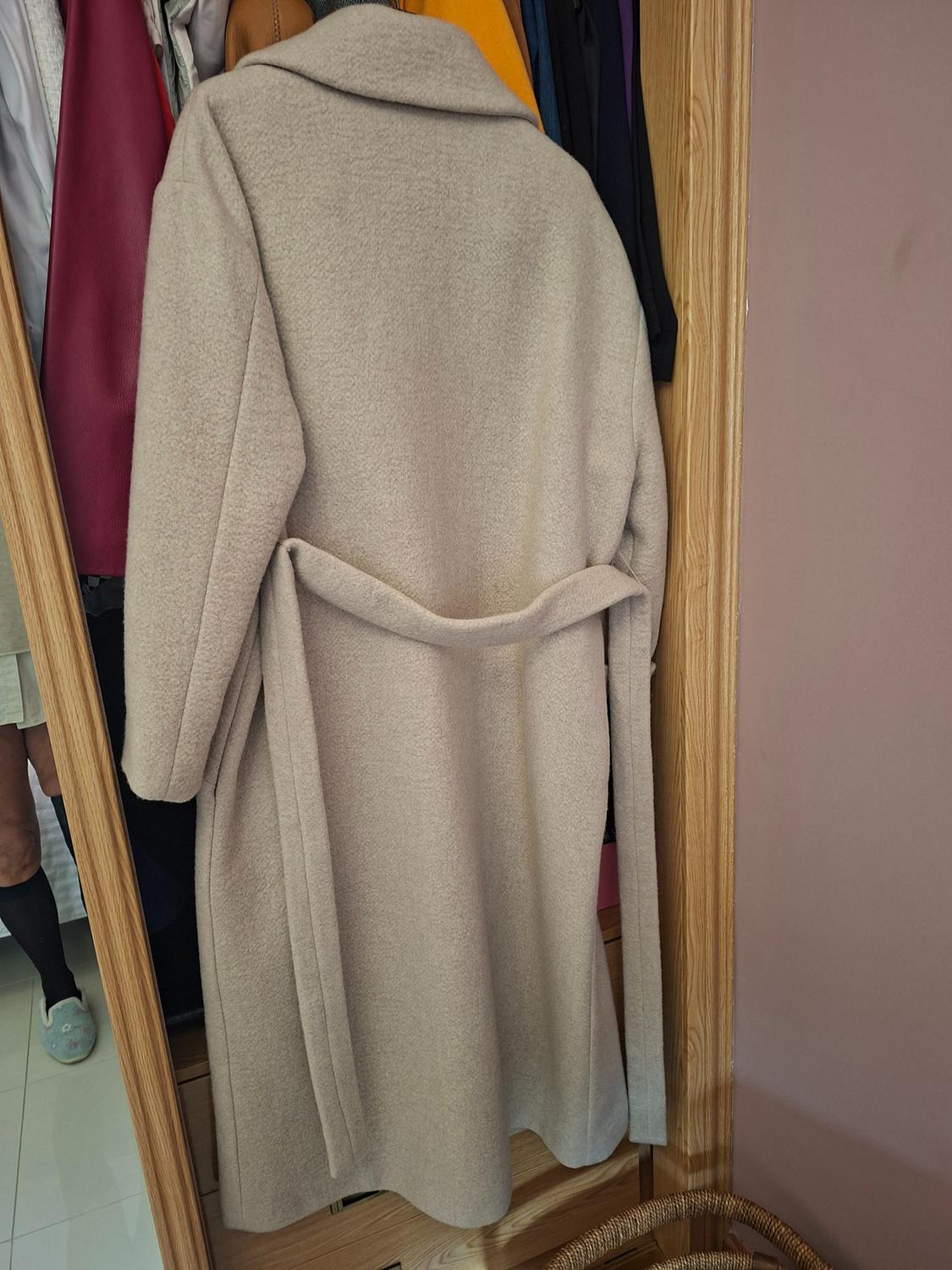 100% CASHMERE COAT ZW COLLECTION - Image 3