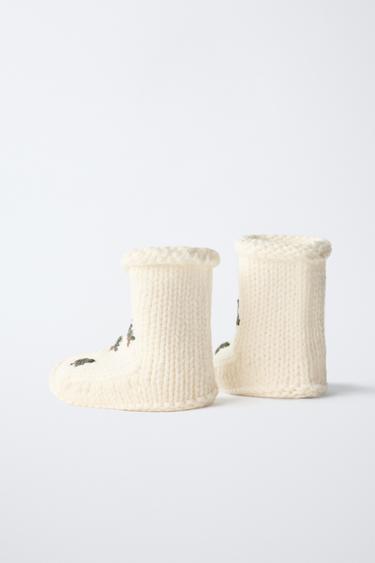TREE BOOTIES - Ecru White by Zara - Image 5