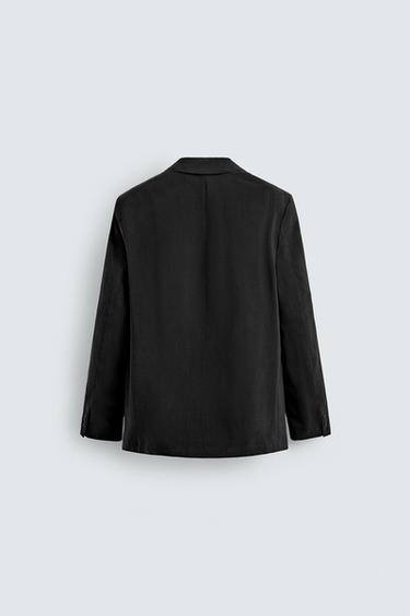 FLUID SUIT BLAZER - Black by Zara - Image 6