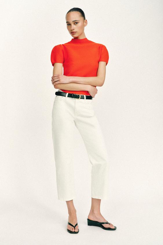 Z1975 MID-RISE CROPPED JEANS from Zara - $35.94