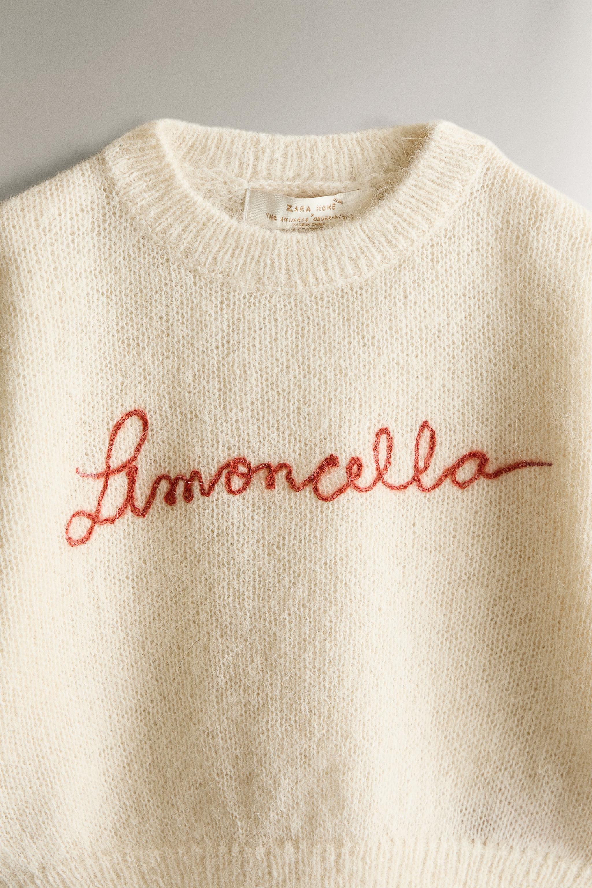 KIDS' ALPACA LIMONCELLA X THE ANIMALS OBSERVATORY SWEATER - Light