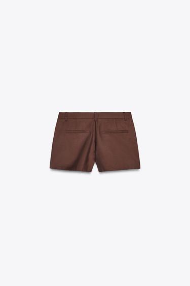 SHORT MINI PASSANTS - Marron chocolat de Zara - Image 5