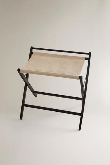 FOLDING LINEN TRUNK - Black by Zara - Image 1