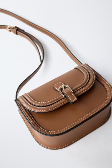 MINI BUCKLE CROSSBODY BAG - Brown by Zara - Image 2