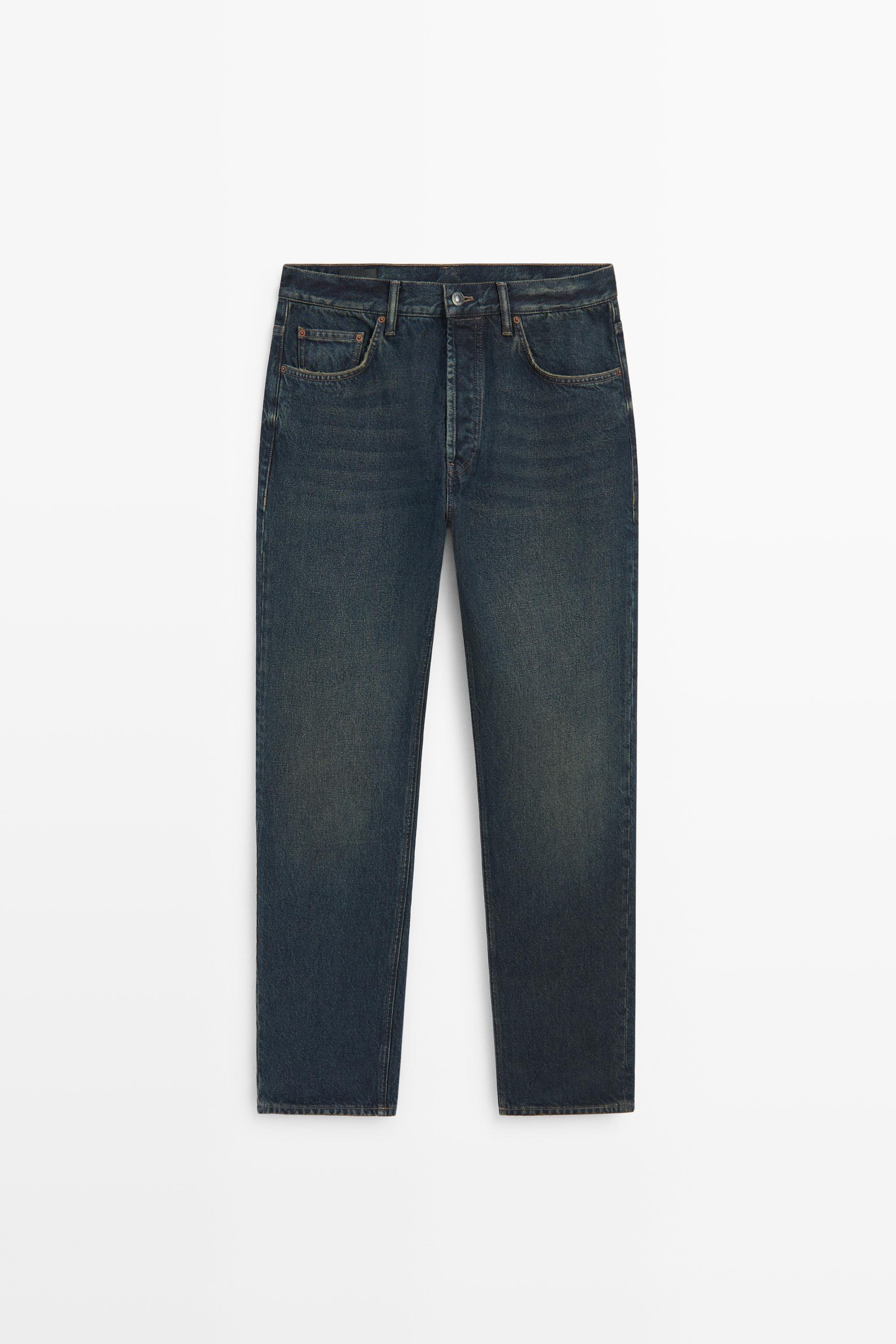 Straight-leg jeans - Indigo | ZARA United States