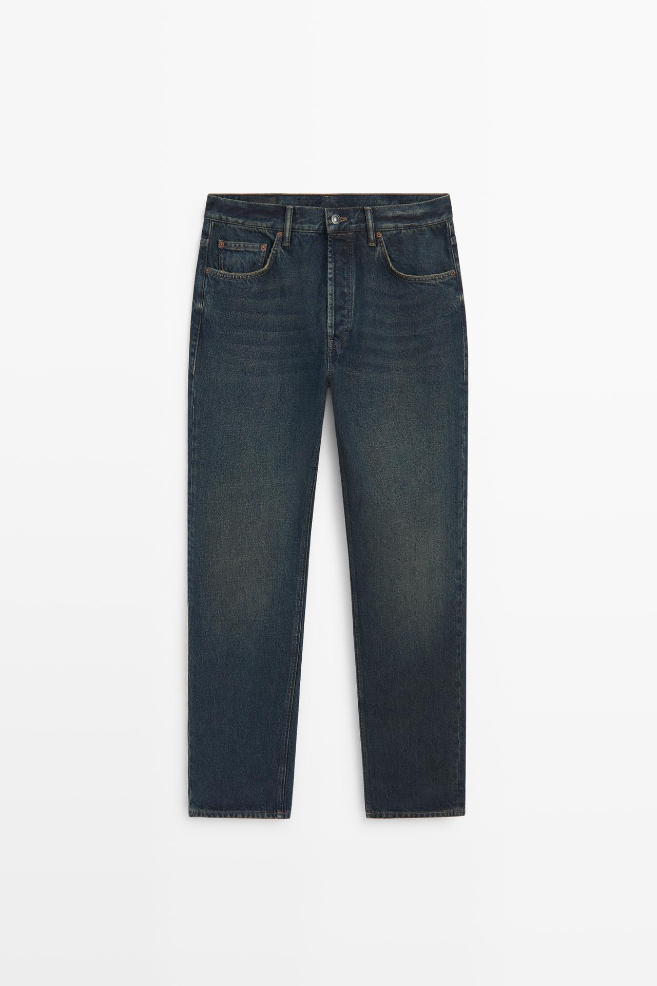 Straight-leg jeans — Indigo