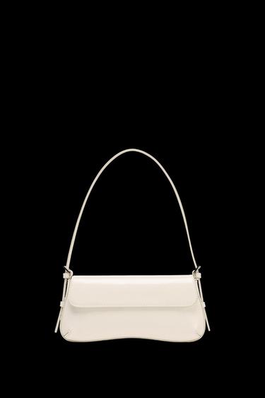 SHOULDER BAG WITH FLAP - white by Zara - Image 0