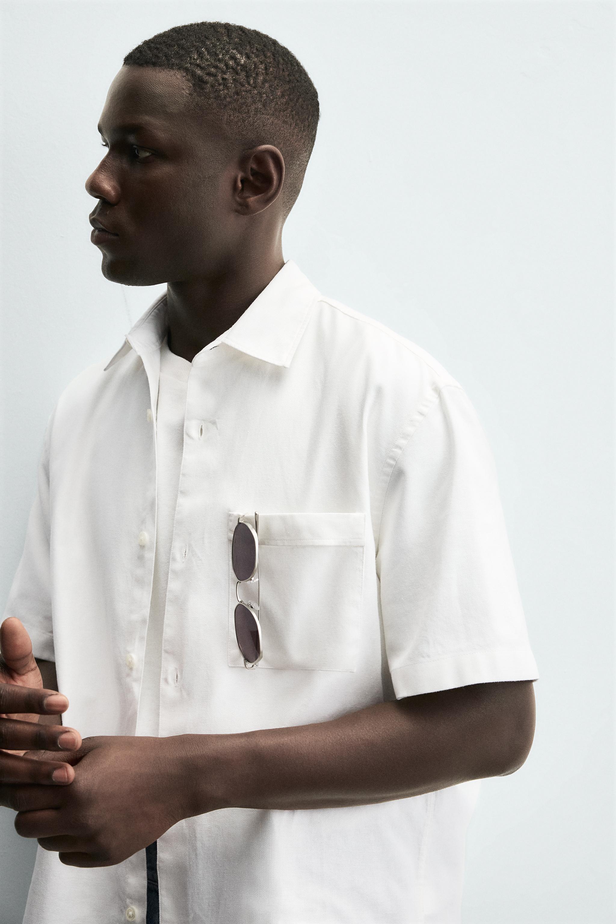 CHEMISE EN COTON ET LIN