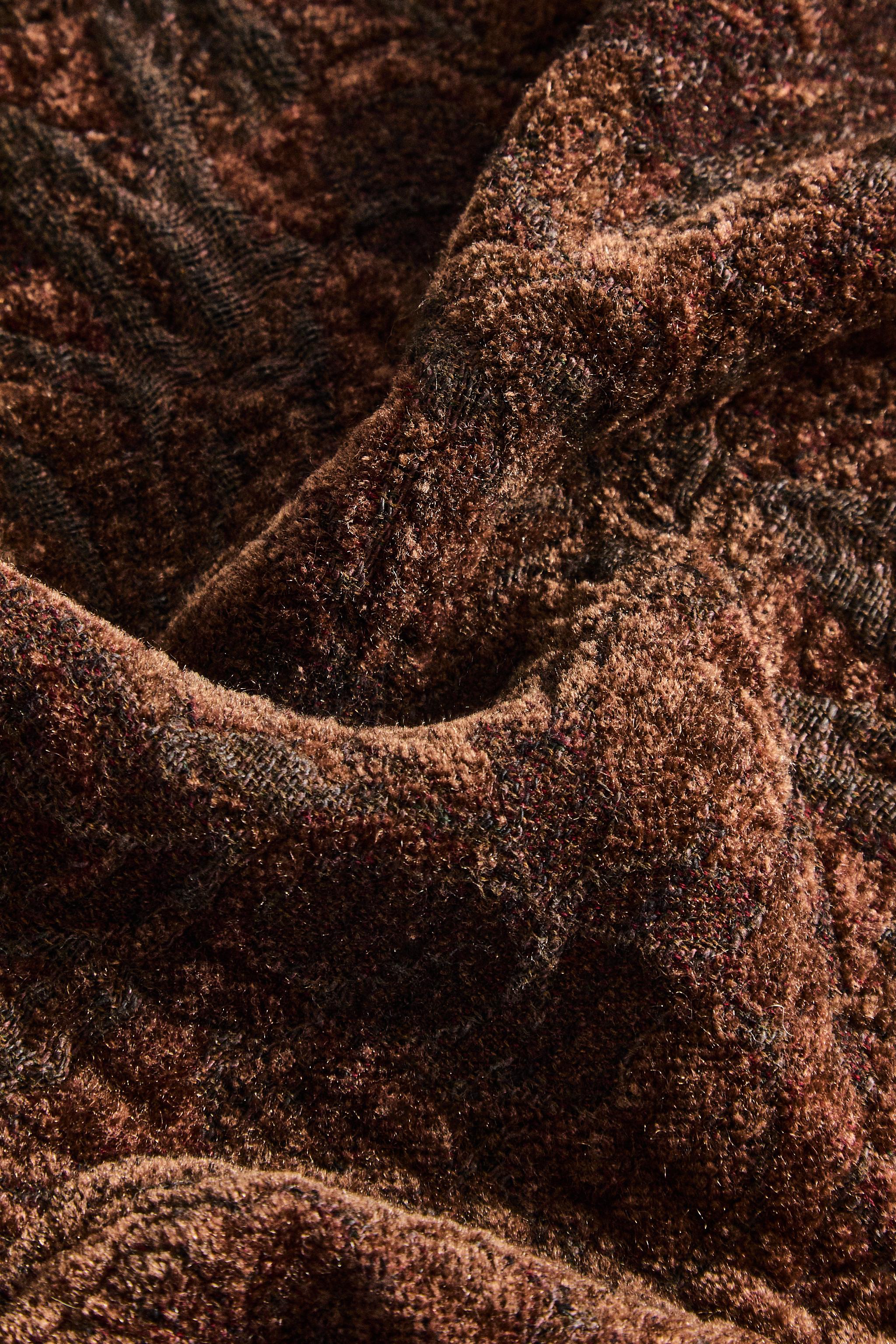 PLAID CHENILLE JACQUARD