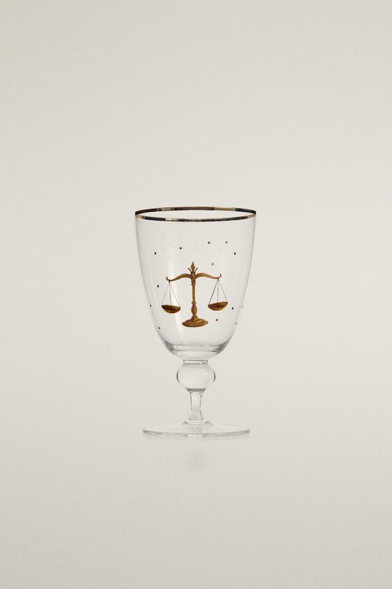 Zara LIBRA ZODIAC GLASS | MARISA BERENSON - Transparent - Image 0