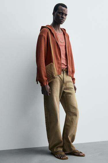 BANDOLERA TRENZADA - Blanco Crudo de Zara - Imagen 0