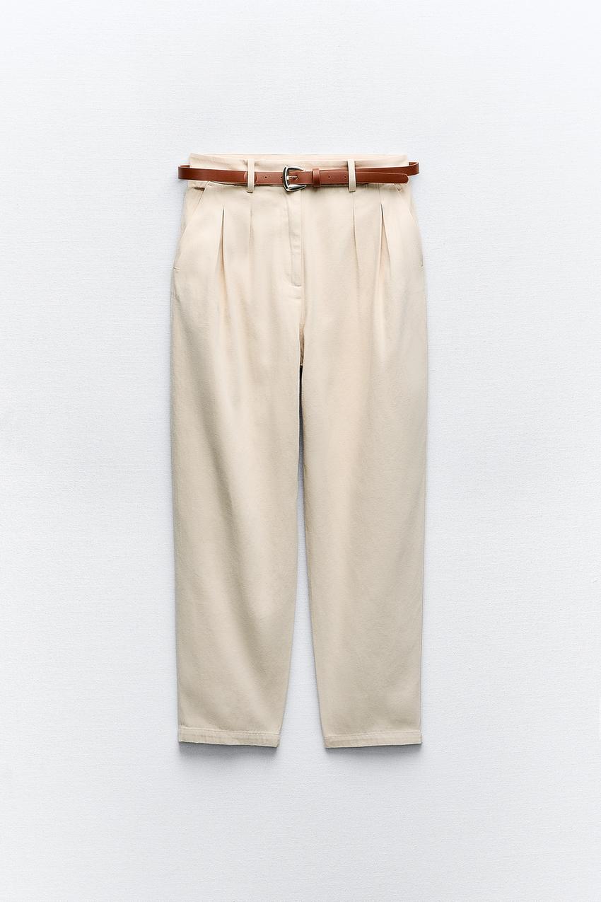 Pantalones beige de mujer, Nueva Colección Online
