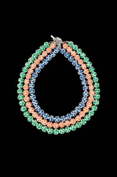 Zara LIMITED EDITION 3-PACK OF BEADED NECKLACES - Multicolored - Image 0