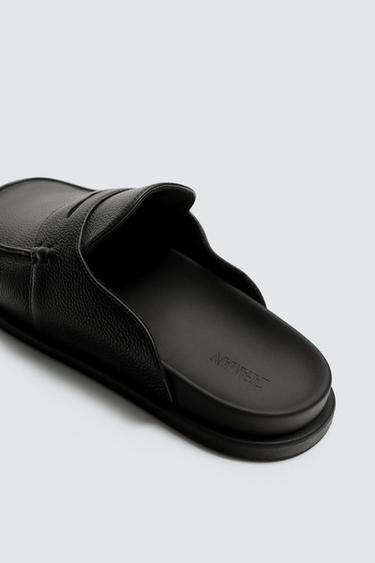 PENNY LEATHER CLOGS - Black by Zara - Image 2