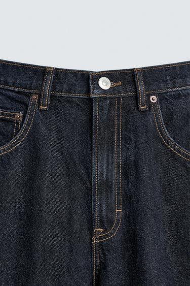 EMBROIDERED CUPID BALLOON FIT JEANS - Blue by Zara - Image 8
