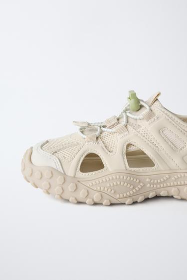 OPEN TRAINERS - Ecru White by Zara - Image 3