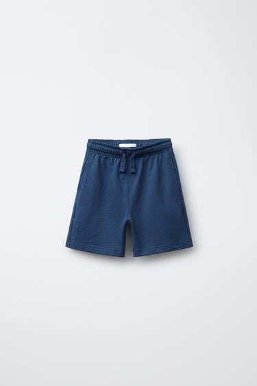 BASIC PLUSH T-SHIRT AND BERMUDA SHORTS SET - Navy blue by Zara - Image 5