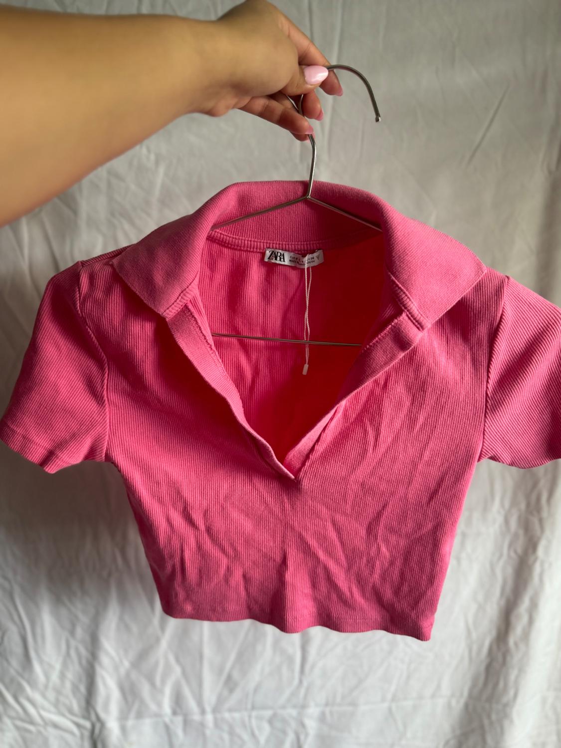 RIB POLO T-SHIRT