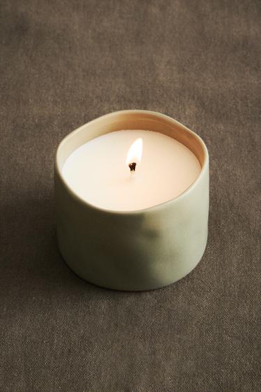 (150 G) NEROLI SCENTED CANDLE - Lemon yellow by Zara - Image 5
