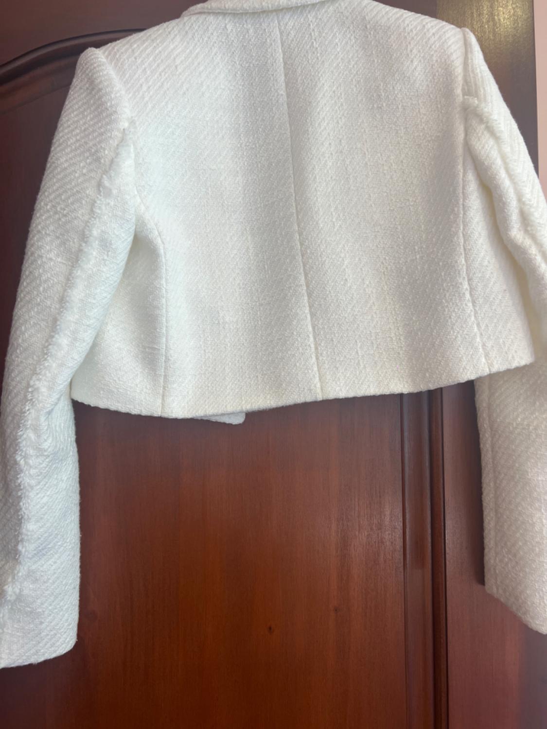CROPPED TEXTURED BLAZER - Image 3
