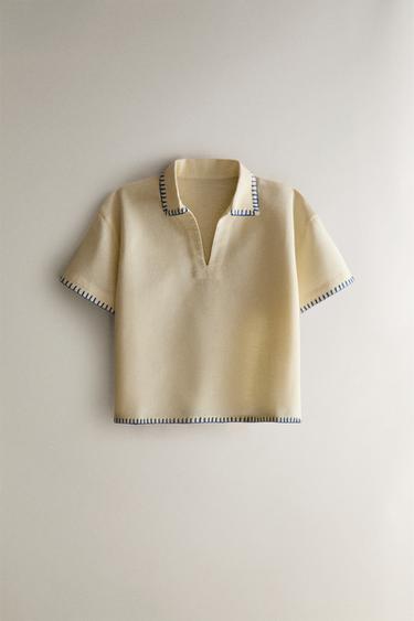POLO PLAGE ENFANT STITCH - Crème de Zara - Image 0