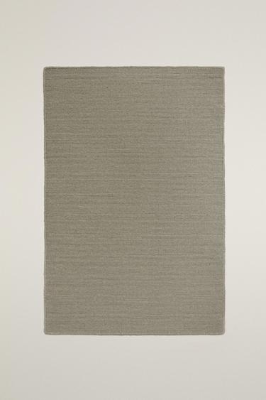 ALFOMBRA ALGODÓN LANA NUDOS - Gris de Zara
