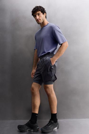 TECHNICAL TRAINING SHORTS - Bluish by Zara - Image 4
