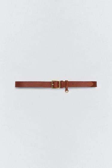 CEINTURE EN CUIR SOSHIOTSUKI x ZARA - Marron de Zara