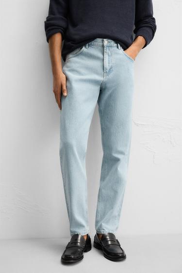JEAN COUPE SLIM - Bleu moyen de Zara - Image 4
