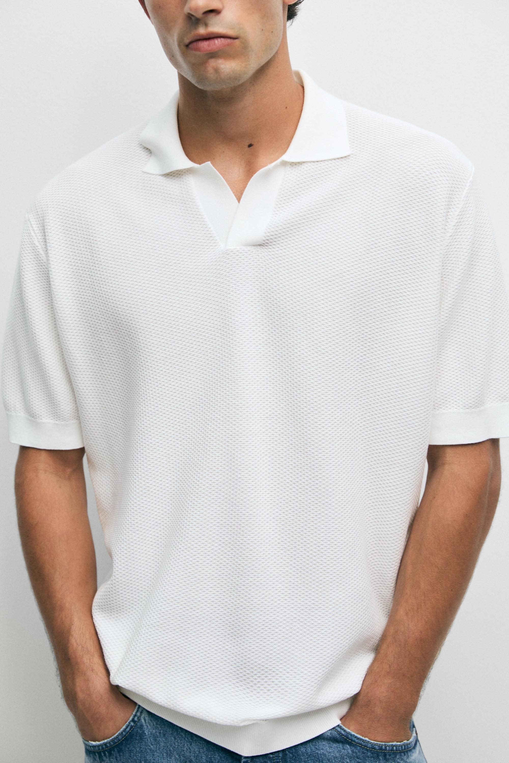 Polo en maille 100 % coton