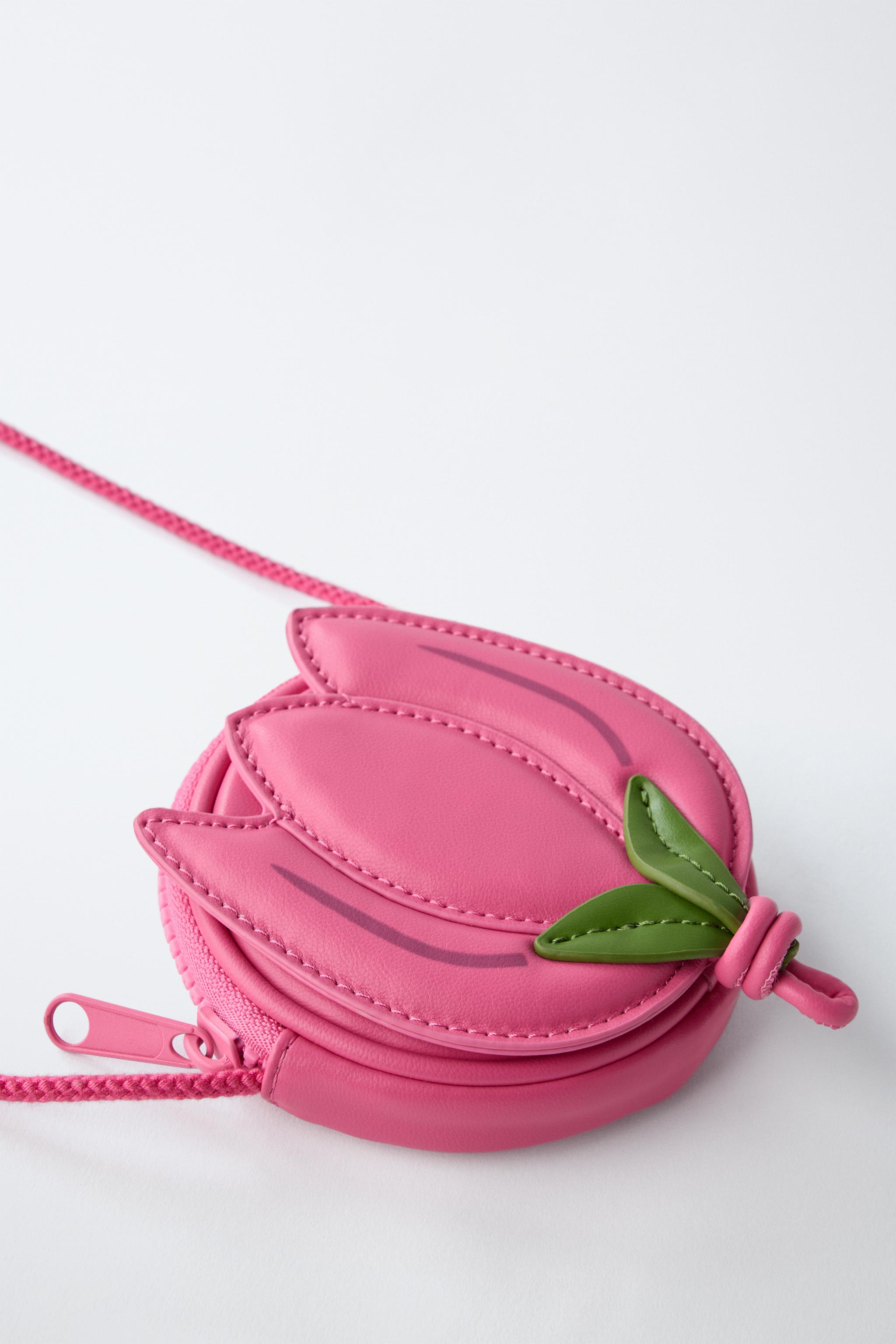 チューリップ型クロスボディバッグ - ピンク | ZARA Japan / 日本