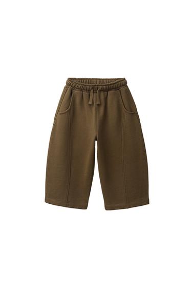 PANTALON BALLON UNI - Ocre de Zara