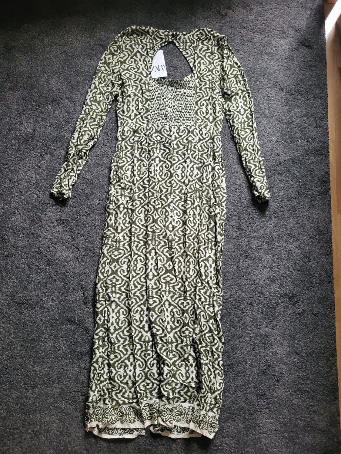 PRINTED MIDI DRESS - Image 4