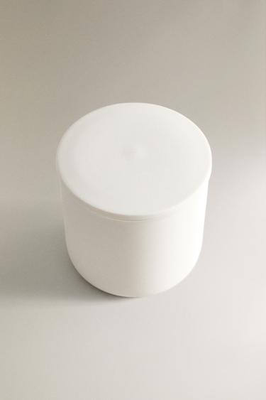 CERAMIC BATHROOM JAR - White by Zara - Image 1