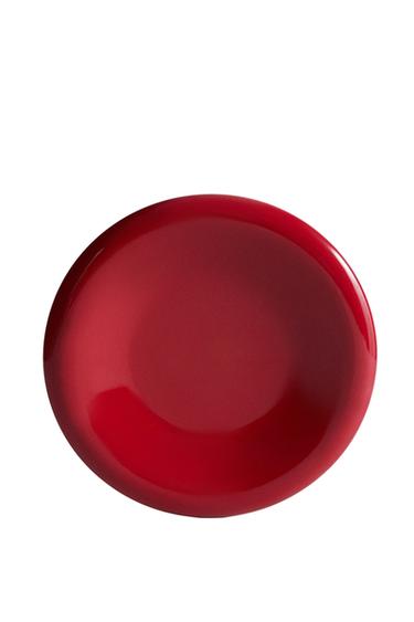 DESSERTTELLER AUS GLASIERTEM STEINGUT - Rot von Zara