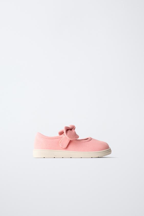 TÊNIS ABERTO COM LAÇO - Rosa da Zara - Imagem 0