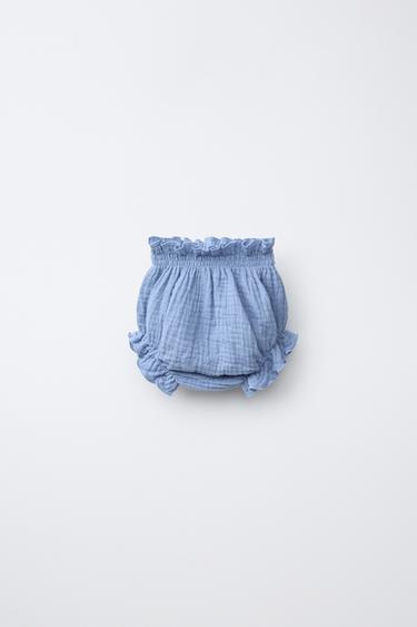 PLAIN TEXTURED BRIEFS - Bluish by Zara