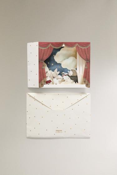 CHILDREN'S 3D DANCER CHRISTMAS CARD SET - Multicoloured by Zara - Image 3