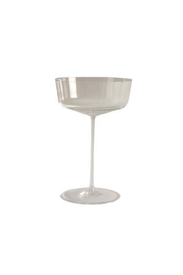 كوب شامبانيا براق من الكريستالاين - شفاف الخاص بـ Zara