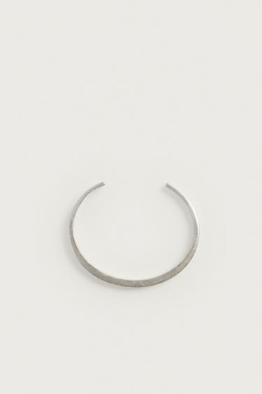 STONE RIGID BRACELET — Silver 1